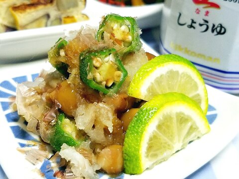 醤油でシンプルが１番♡ねばねばオクラのなめおろし